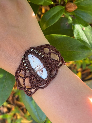 Náramek jaspis divoký kůň