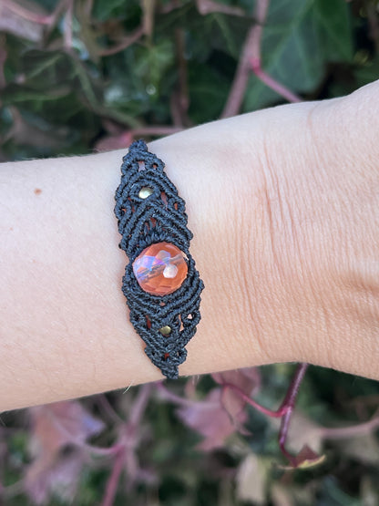 Náramek “Deneris” se skleněným korálkem