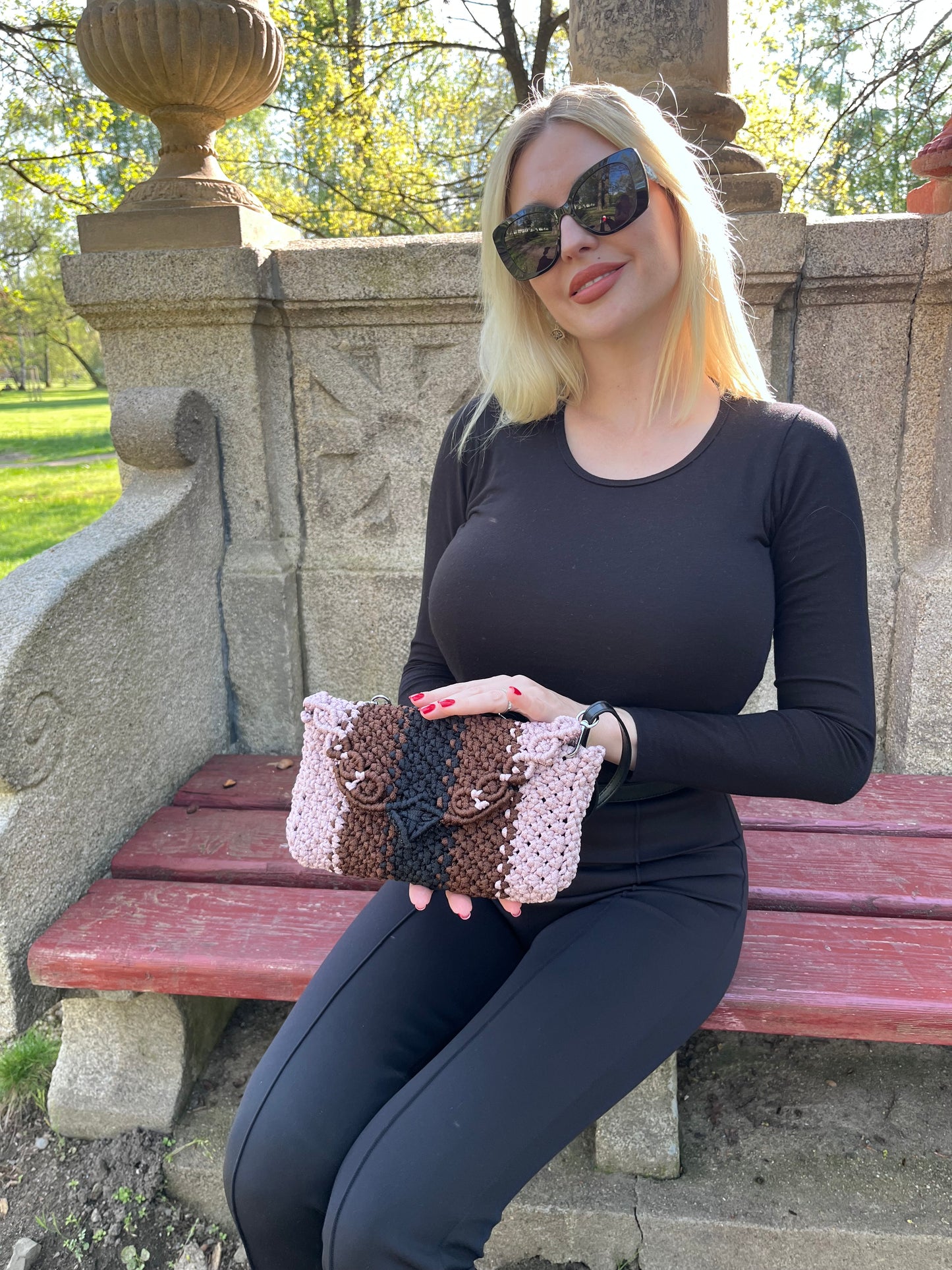 Makramee-Tasche Boho Chic