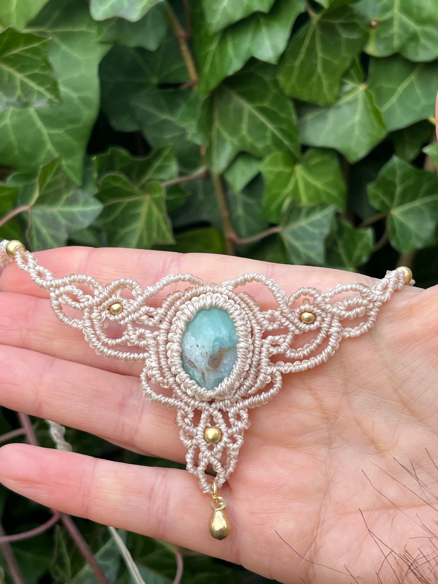 Náhrdelník “Countess” s chryzoprasem