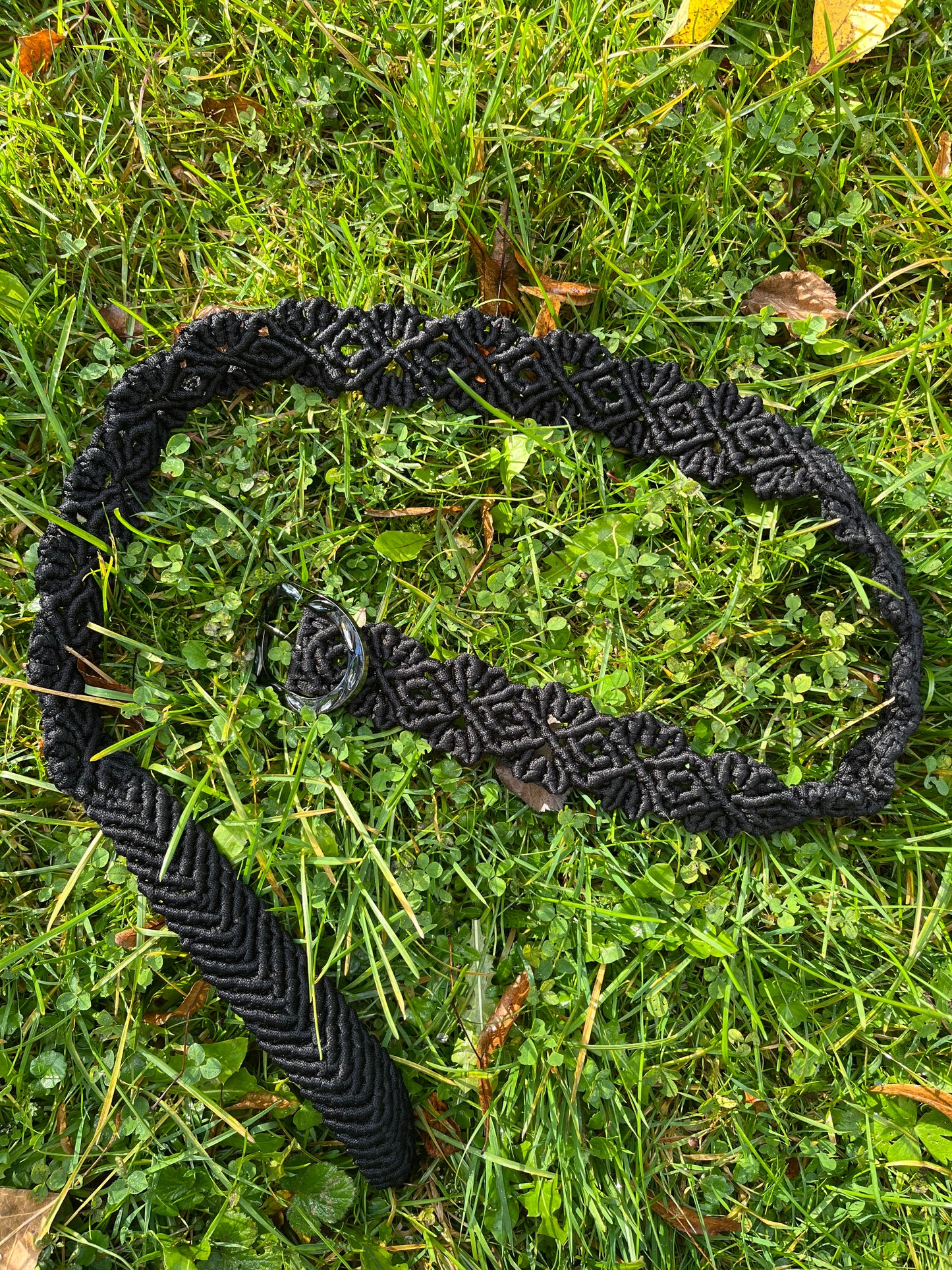 Pásek černé listy