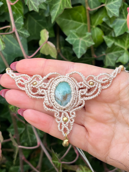 Náhrdelník “Countess” s chryzoprasem